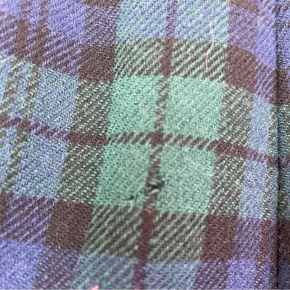 Pendleton Vintage 1980’s Black Watch Tartan Plaid Pleated Trouser Pants Size 4 - Picture 15 of 16